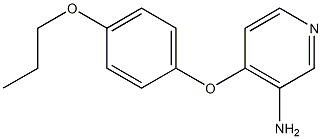 4-(4-propoxyphenoxy)pyridin-3-amine 구조식 이미지