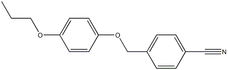 4-(4-propoxyphenoxymethyl)benzonitrile Structure