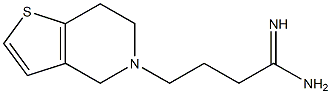 4-(6,7-dihydrothieno[3,2-c]pyridin-5(4H)-yl)butanimidamide 구조식 이미지