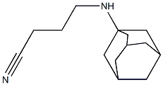 4-(adamantan-1-ylamino)butanenitrile Structure