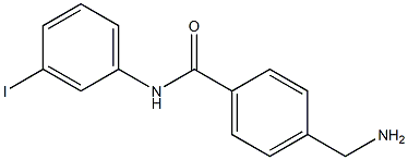 4-(aminomethyl)-N-(3-iodophenyl)benzamide 구조식 이미지