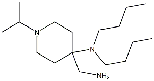 4-(aminomethyl)-N,N-dibutyl-1-(propan-2-yl)piperidin-4-amine Structure