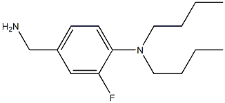 4-(aminomethyl)-N,N-dibutyl-2-fluoroaniline Structure