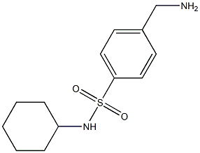 4-(aminomethyl)-N-cyclohexylbenzenesulfonamide 구조식 이미지