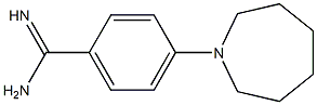 4-(azepan-1-yl)benzene-1-carboximidamide Structure