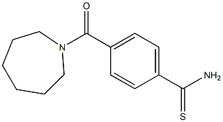 4-(azepan-1-ylcarbonyl)benzenecarbothioamide 구조식 이미지