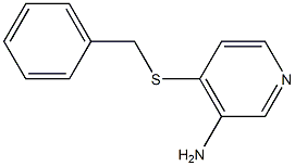 4-(benzylsulfanyl)pyridin-3-amine 구조식 이미지