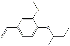 4-(butan-2-yloxy)-3-methoxybenzaldehyde 구조식 이미지