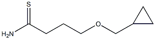 4-(cyclopropylmethoxy)butanethioamide Structure