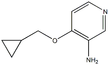 4-(cyclopropylmethoxy)pyridin-3-amine 구조식 이미지