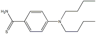 4-(dibutylamino)benzene-1-carbothioamide Structure