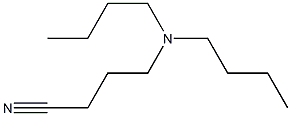 4-(dibutylamino)butanenitrile 구조식 이미지