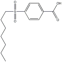 4-(heptane-1-sulfonyl)benzoic acid Structure
