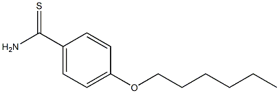 4-(hexyloxy)benzene-1-carbothioamide Structure