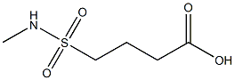 4-(methylsulfamoyl)butanoic acid 구조식 이미지