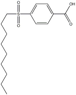 4-(nonane-1-sulfonyl)benzoic acid 구조식 이미지