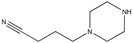 4-(piperazin-1-yl)butanenitrile 구조식 이미지