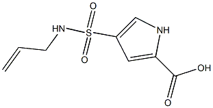 4-(prop-2-en-1-ylsulfamoyl)-1H-pyrrole-2-carboxylic acid Structure