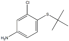 4-(tert-butylsulfanyl)-3-chloroaniline Structure