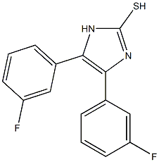 4,5-bis(3-fluorophenyl)-1H-imidazole-2-thiol Structure