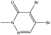 4,5-dibromo-2-methylpyridazin-3(2H)-one Structure