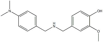 4-[({[4-(dimethylamino)phenyl]methyl}amino)methyl]-2-methoxyphenol 구조식 이미지