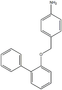 4-[(1,1'-biphenyl-2-yloxy)methyl]aniline Structure