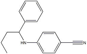 4-[(1-phenylbutyl)amino]benzonitrile 구조식 이미지