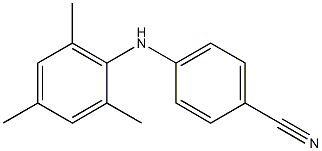 4-[(2,4,6-trimethylphenyl)amino]benzonitrile 구조식 이미지