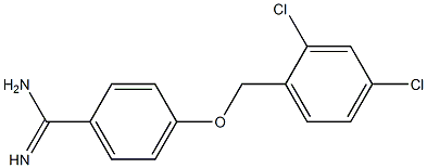 4-[(2,4-dichlorophenyl)methoxy]benzene-1-carboximidamide Structure