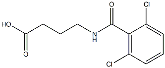 4-[(2,6-dichlorophenyl)formamido]butanoic acid Structure