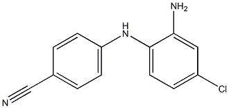 4-[(2-amino-4-chlorophenyl)amino]benzonitrile 구조식 이미지