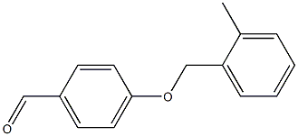 4-[(2-methylphenyl)methoxy]benzaldehyde 구조식 이미지