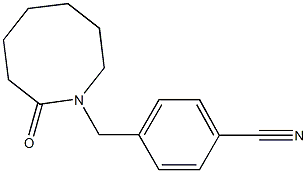 4-[(2-oxoazocan-1-yl)methyl]benzonitrile Structure