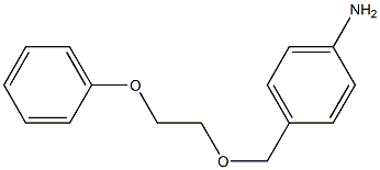 4-[(2-phenoxyethoxy)methyl]aniline 구조식 이미지