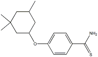 4-[(3,3,5-trimethylcyclohexyl)oxy]benzene-1-carbothioamide Structure