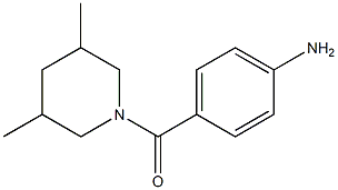 4-[(3,5-dimethylpiperidin-1-yl)carbonyl]aniline 구조식 이미지