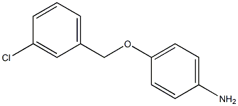 4-[(3-chlorophenyl)methoxy]aniline 구조식 이미지