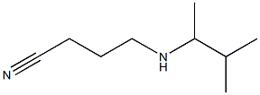 4-[(3-methylbutan-2-yl)amino]butanenitrile 구조식 이미지