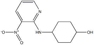 4-[(3-nitropyridin-2-yl)amino]cyclohexan-1-ol 구조식 이미지