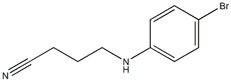 4-[(4-bromophenyl)amino]butanenitrile Structure