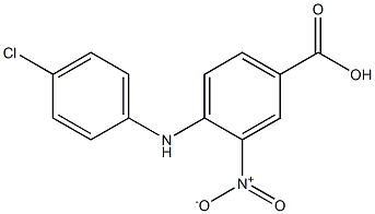 4-[(4-chlorophenyl)amino]-3-nitrobenzoic acid Structure