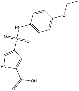 4-[(4-ethoxyphenyl)sulfamoyl]-1H-pyrrole-2-carboxylic acid 구조식 이미지