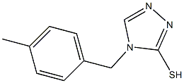 4-[(4-methylphenyl)methyl]-4H-1,2,4-triazole-3-thiol 구조식 이미지