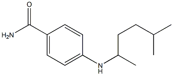 4-[(5-methylhexan-2-yl)amino]benzamide 구조식 이미지