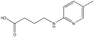 4-[(5-methylpyridin-2-yl)amino]butanoic acid 구조식 이미지