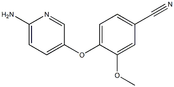 4-[(6-aminopyridin-3-yl)oxy]-3-methoxybenzonitrile Structure