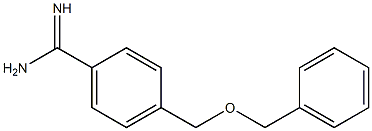 4-[(benzyloxy)methyl]benzenecarboximidamide Structure