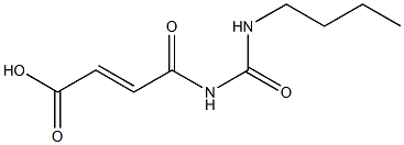 4-[(butylcarbamoyl)amino]-4-oxobut-2-enoic acid Structure