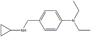 4-[(cyclopropylamino)methyl]-N,N-diethylaniline 구조식 이미지